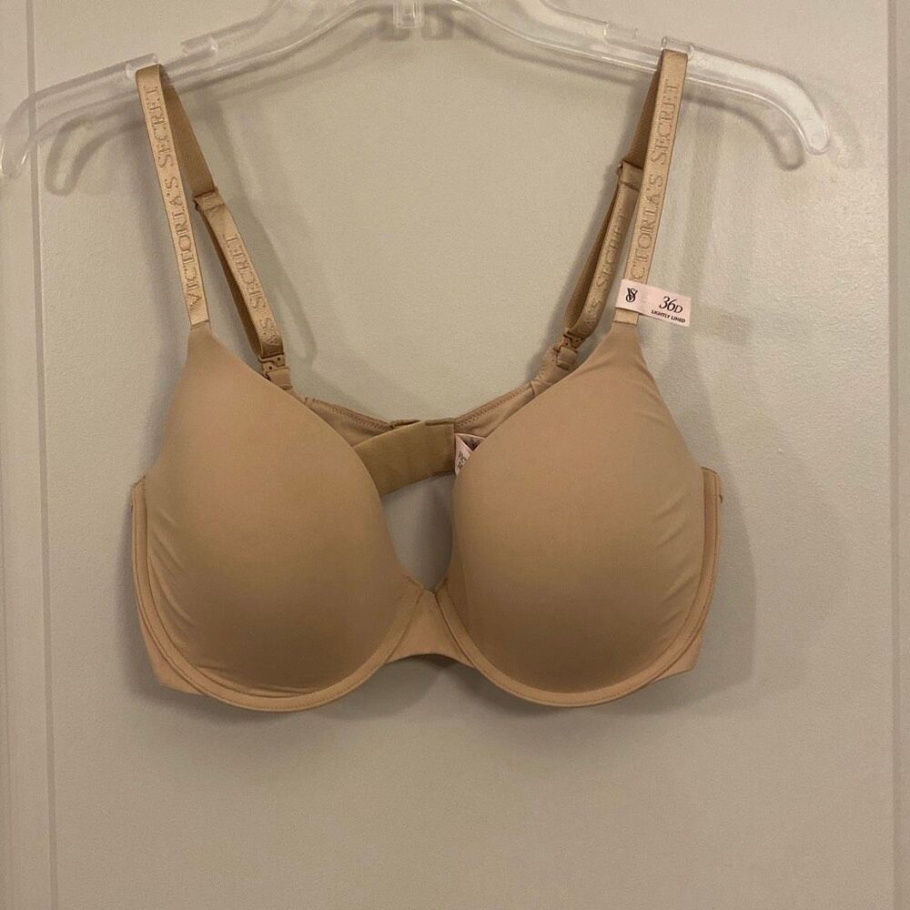 Victoria’s Secret T-shirt lightly lined Demi bra, size 36D - Picture 2 of 7